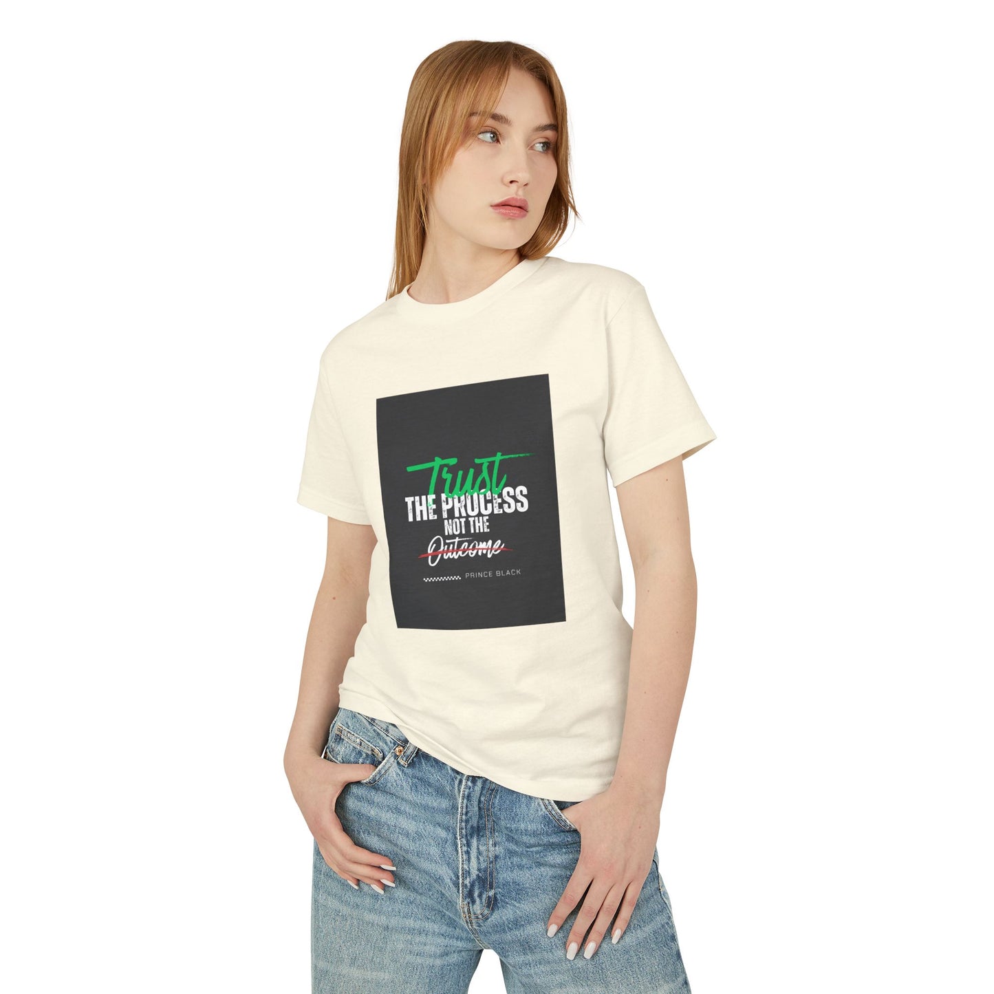 Motivational Unisex Heavyweight Cotton Tee - 'Trust the Process' & 'Sunshine Mixed' Design