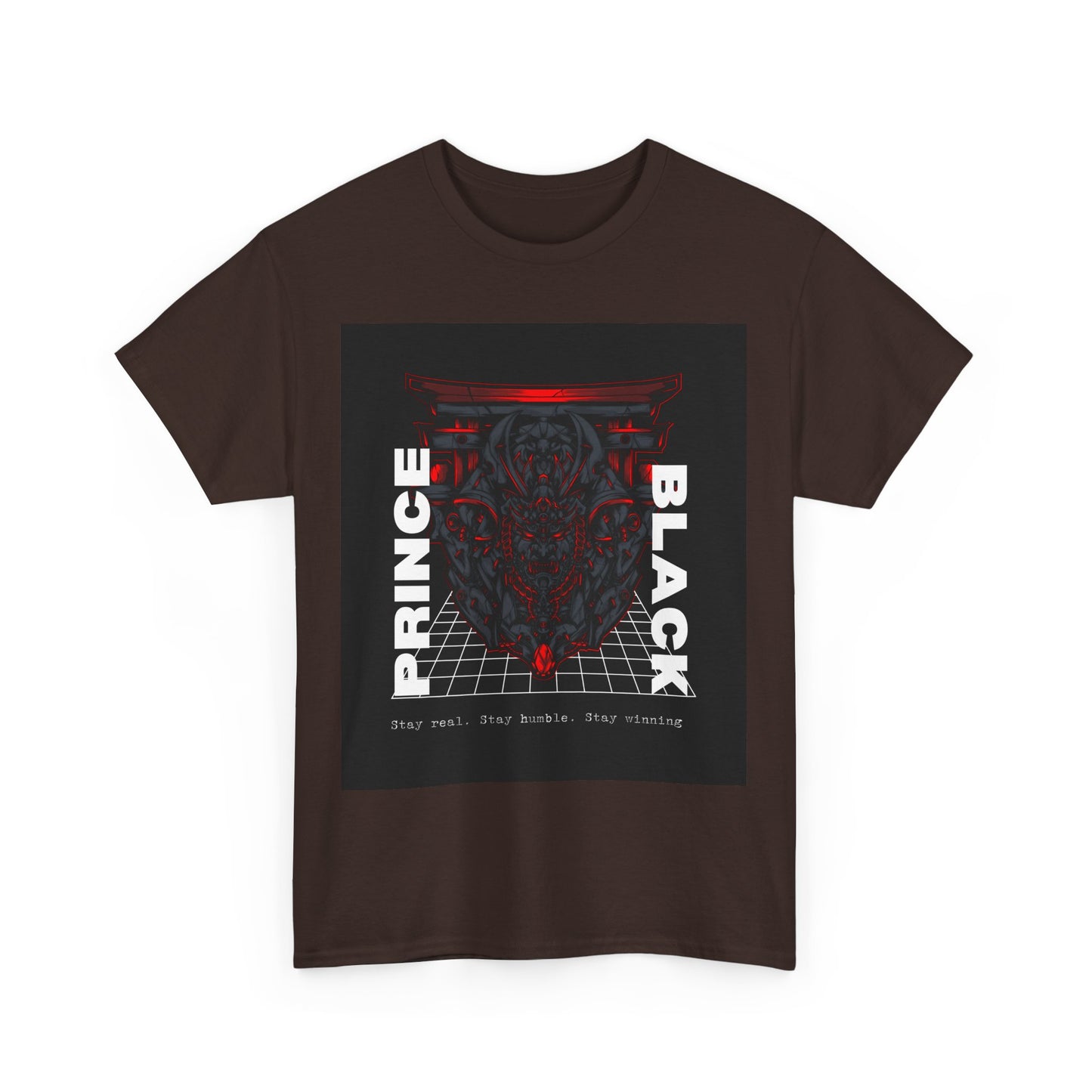 Heavy Cotton Tee - Stay Real Stay Humble Graphic Shirt