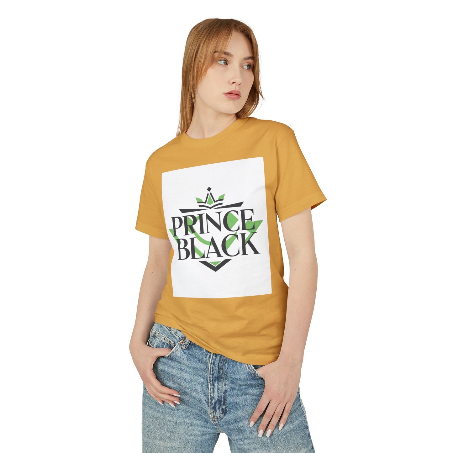 Heavyweight Cotton Tee - 'Prince Black' Graphic T-Shirt | Casual Streetwear