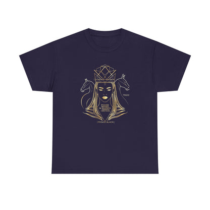 Empowering Queen Unisex Heavy Cotton Tee - Stylish Graphic Tee for Confidence and Individuality