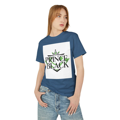 Heavyweight Cotton Tee - 'Prince Black' Graphic T-Shirt | Casual Streetwear