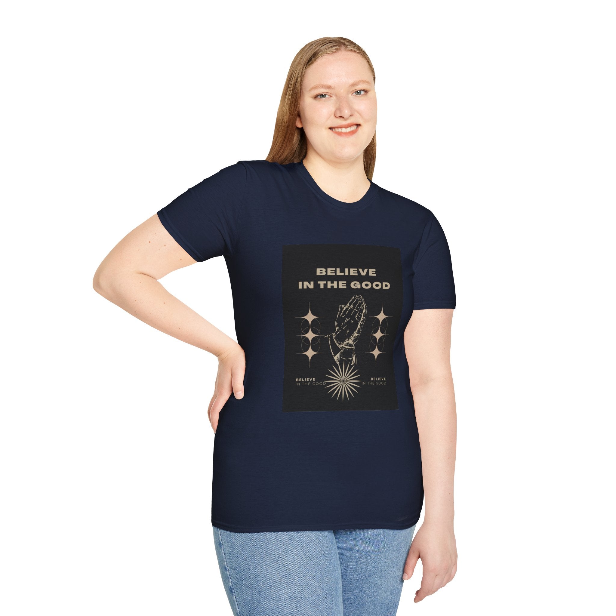 Believe in the Good Unisex Softstyle T-Shirt - Inspirational Graphic Tee