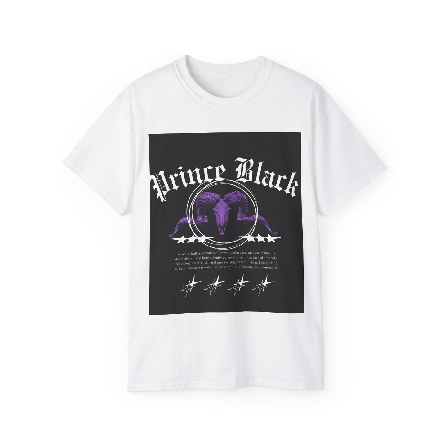 Prince Black Graphic Unisex Tee - Casual Streetwear T-Shirt