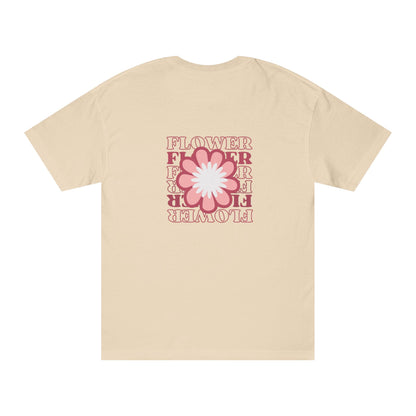 Flower Power Unisex Classic Tee - Retro Floral Graphic T-Shirt