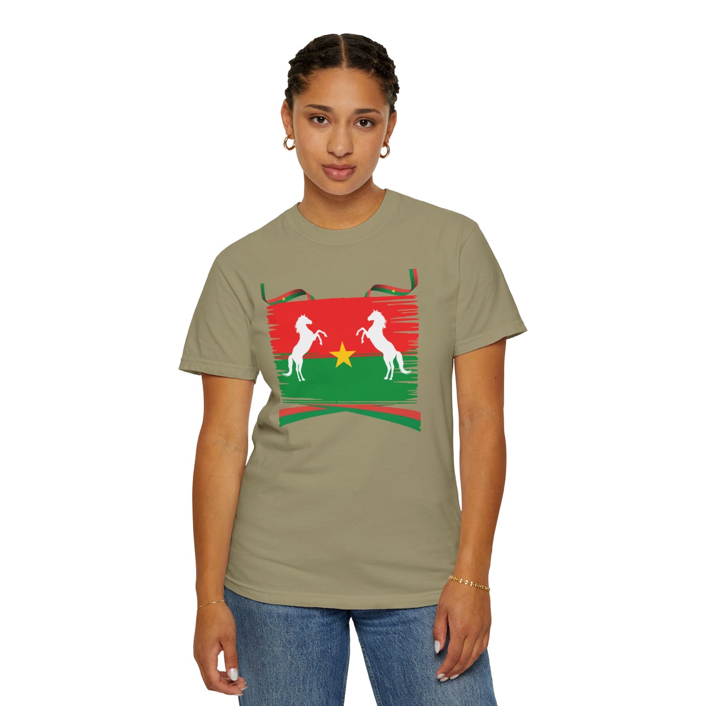 Burkina Faso T-Shirt with Cameroonian Flag Design – Celebrate Your Heritage!
