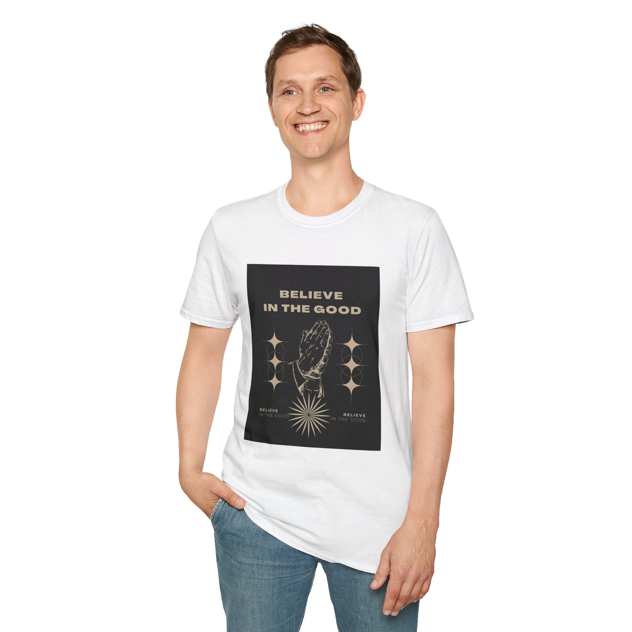 Believe in the Good Unisex Softstyle T-Shirt - Inspirational Graphic Tee