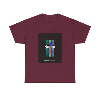 Heavy Cotton Tee - Vibrant 'PRINCE BLACK' Graphic Tee for Music Lovers