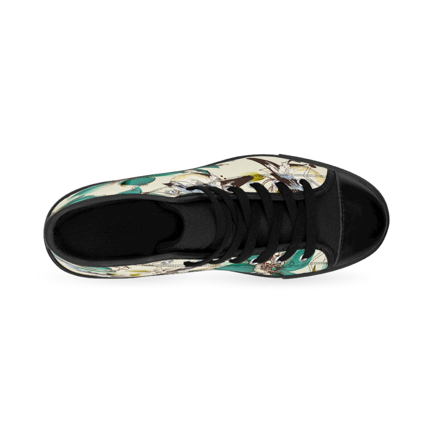 Women’s Classic Floral High-Top Sneakers - Stylish Comfort for Every Occasion