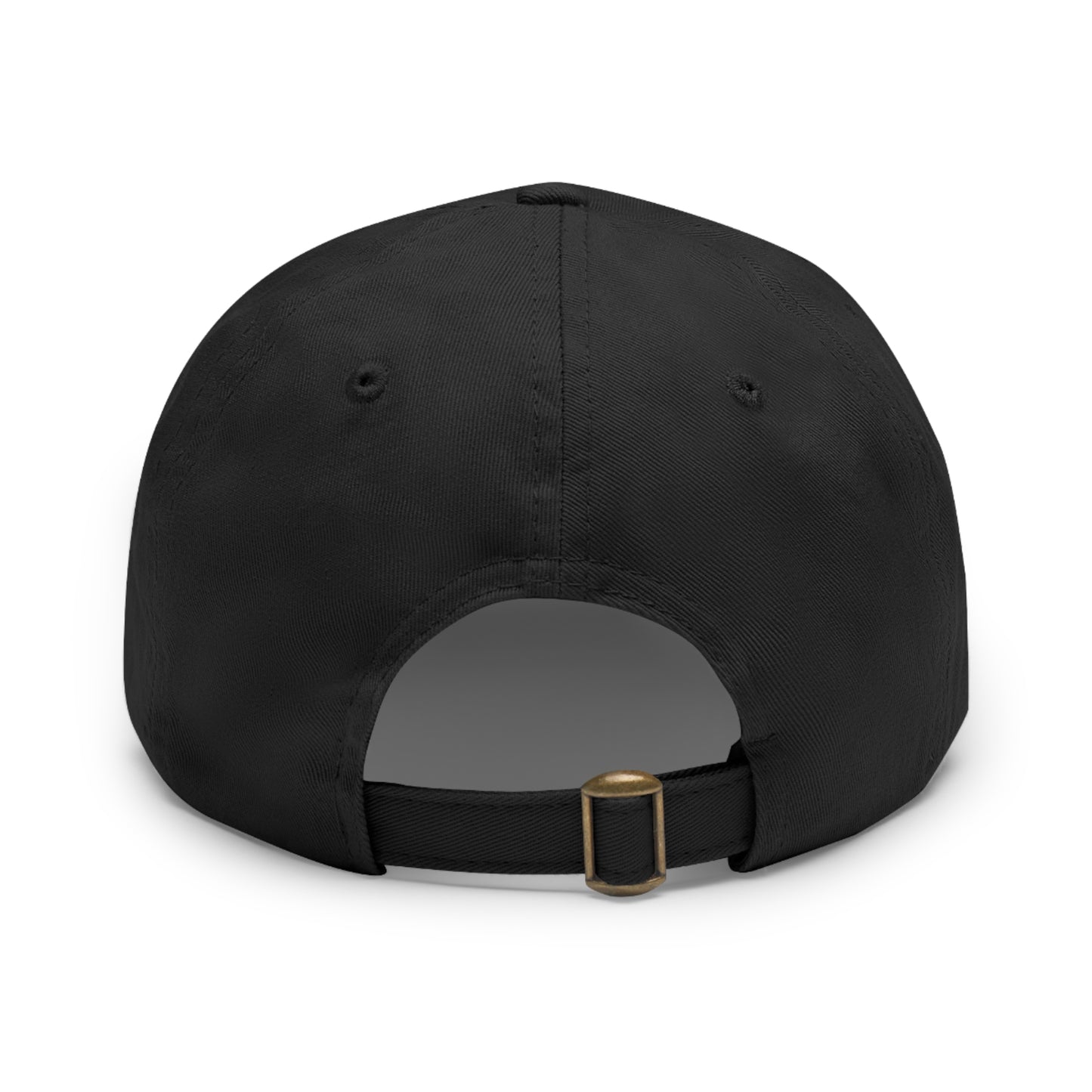 Stylish Dad Hat with Leather Patch - 'Prince Black' Design for Casual Outdoor Wear