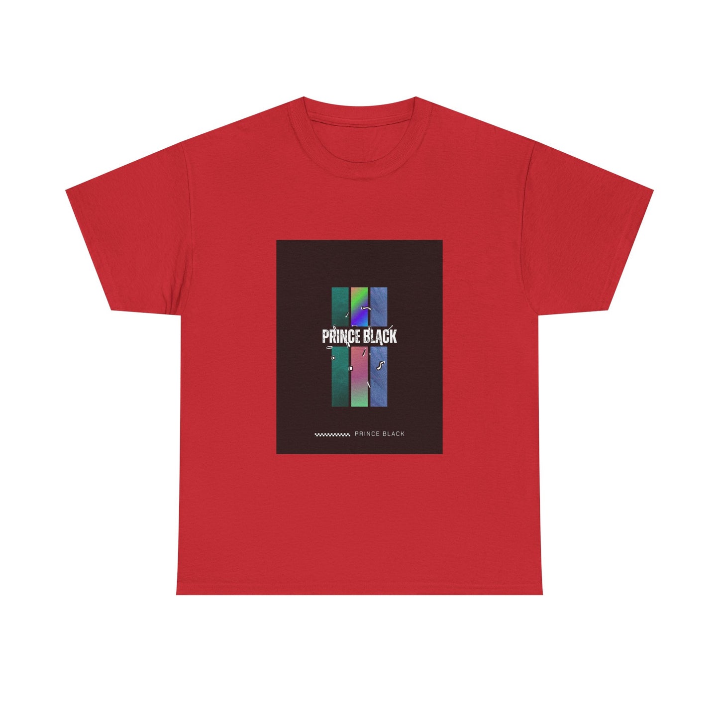 Heavy Cotton Tee - Vibrant 'PRINCE BLACK' Graphic Tee for Music Lovers