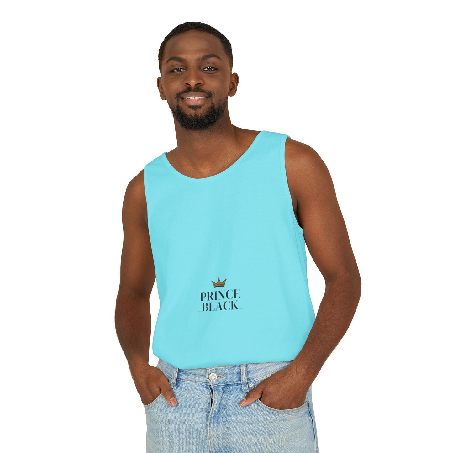 Stylish Unisex Tank Top - 'Prince Black' Design