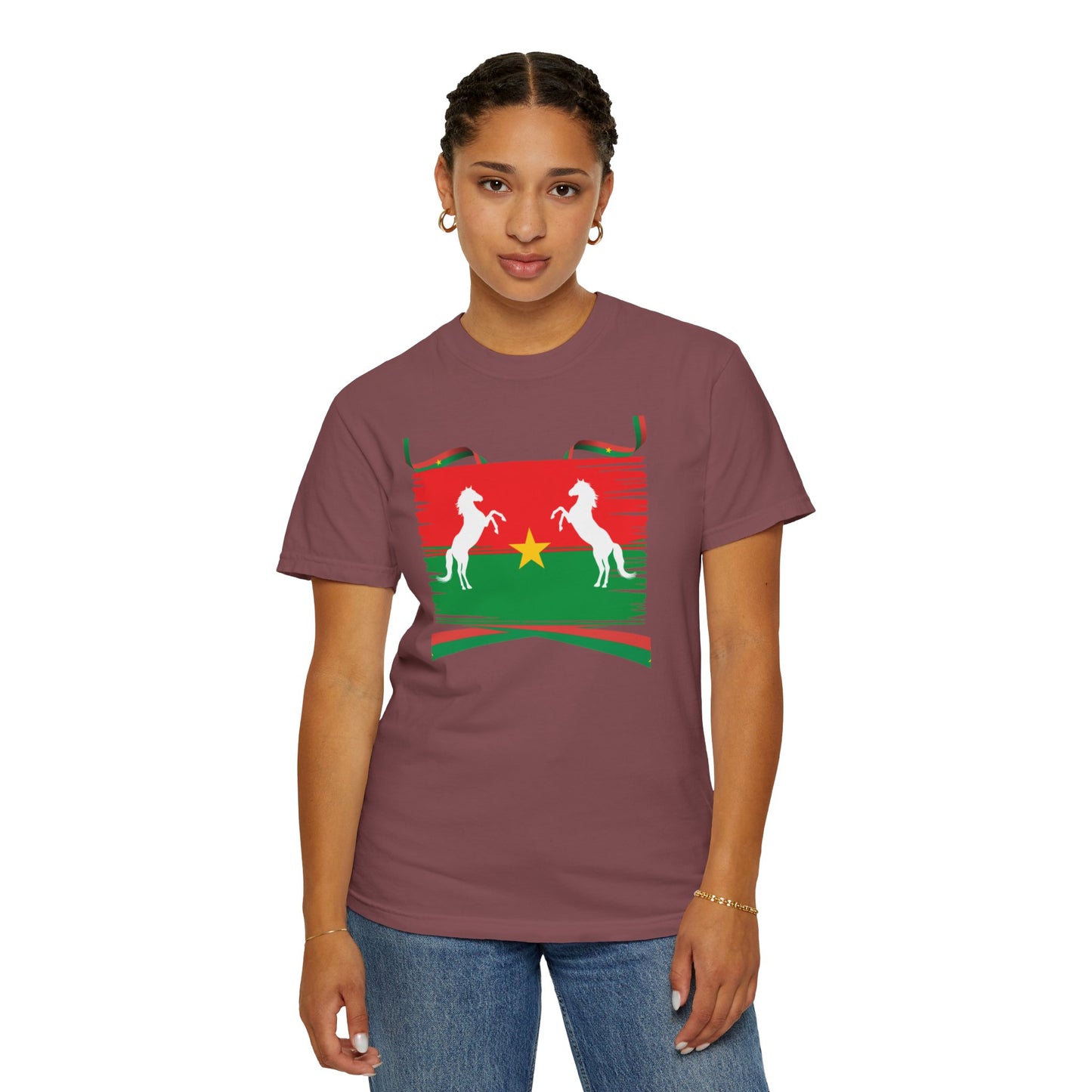 Burkina Faso T-Shirt with Cameroonian Flag Design – Celebrate Your Heritage!