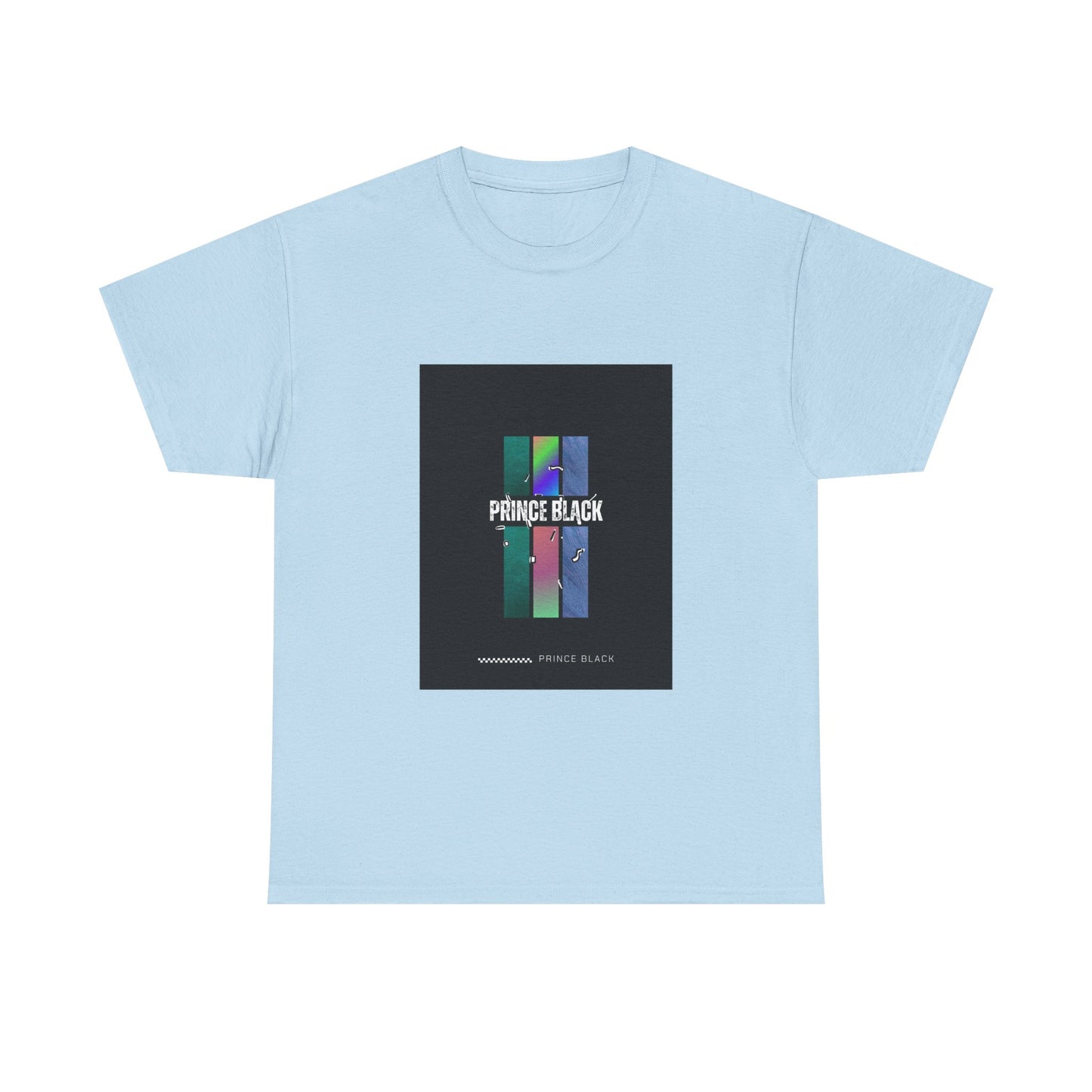Heavy Cotton Tee - Vibrant 'PRINCE BLACK' Graphic Tee for Music Lovers