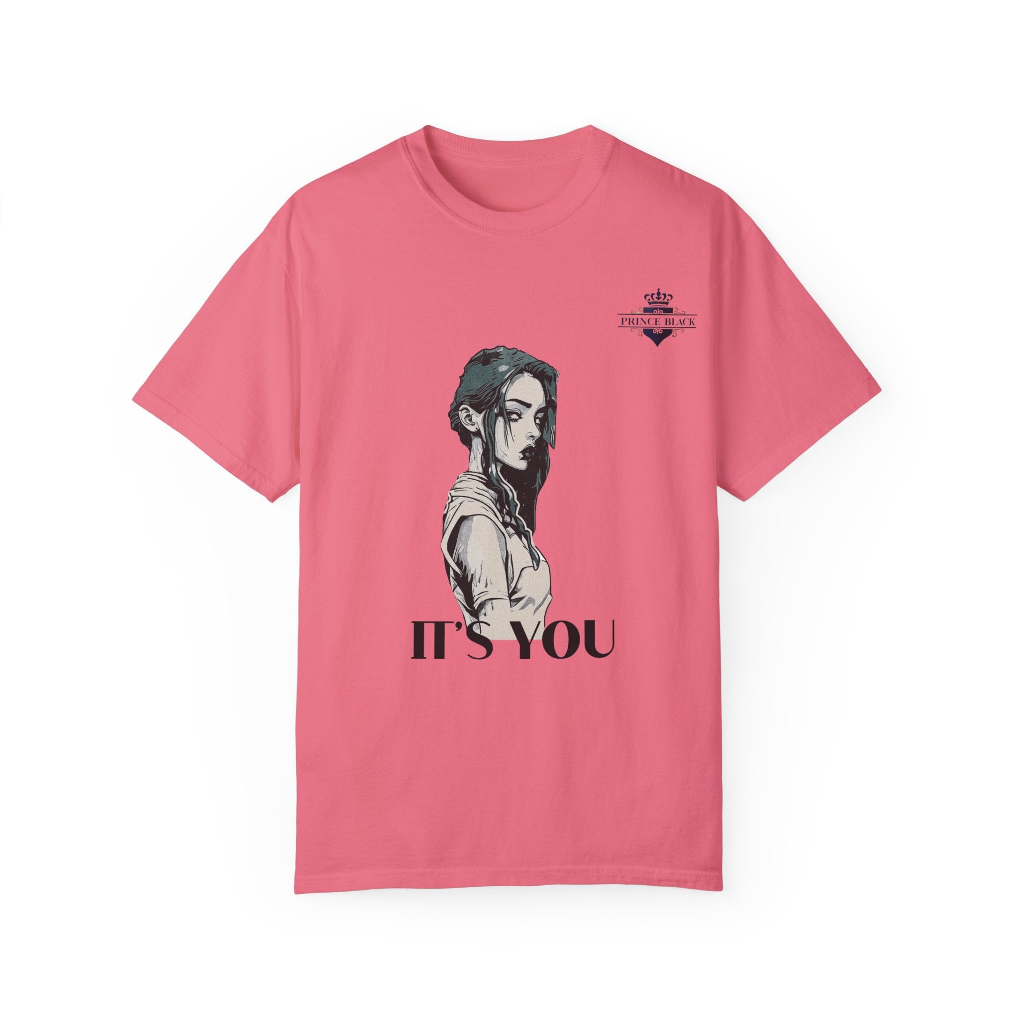 Unisex Garment-Dyed T-Shirt - 'It's You' Graphic Tee for Casual Wear