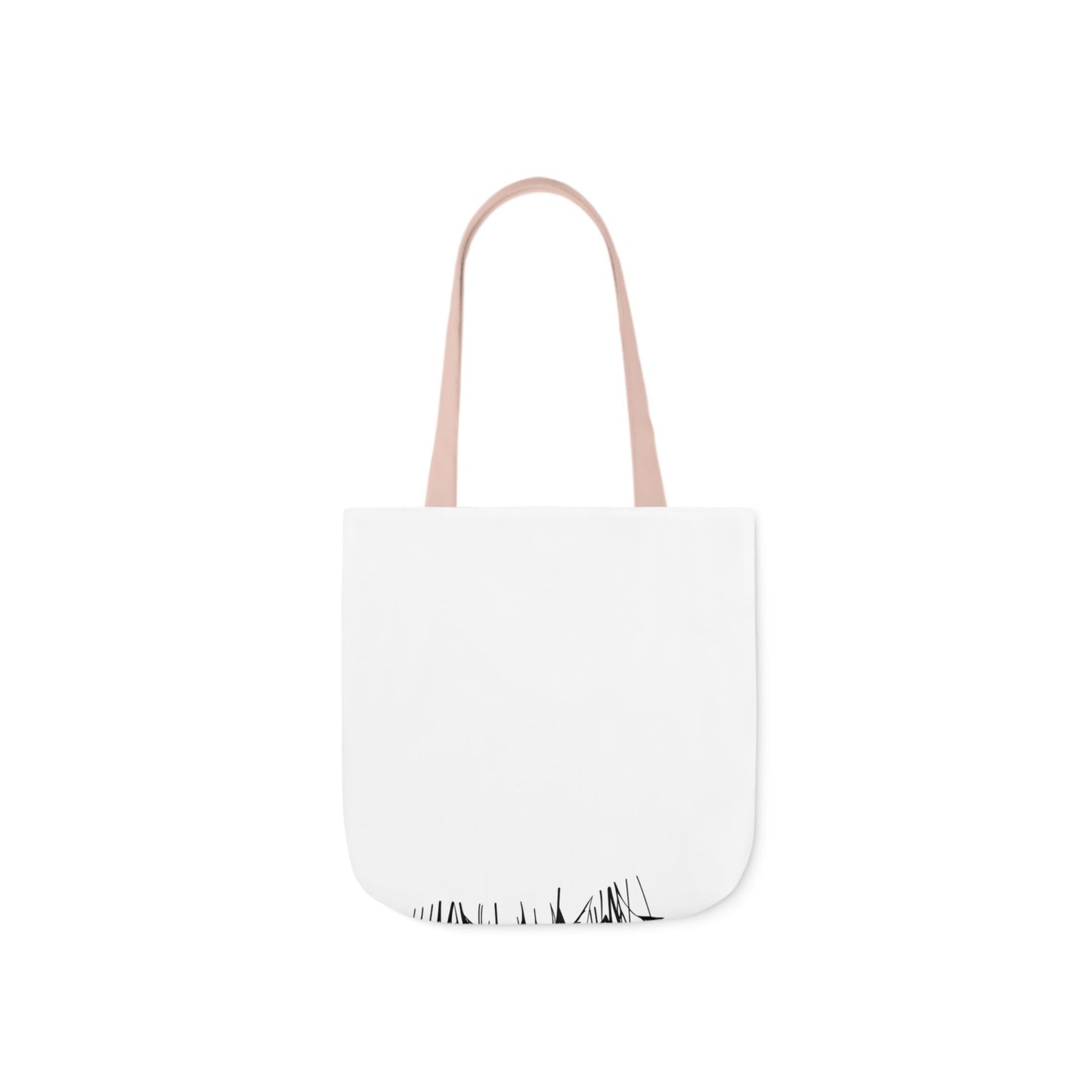 Floral Canvas Tote Bag with 5-Color Straps - Stylish &amp; Eco-Friendly 