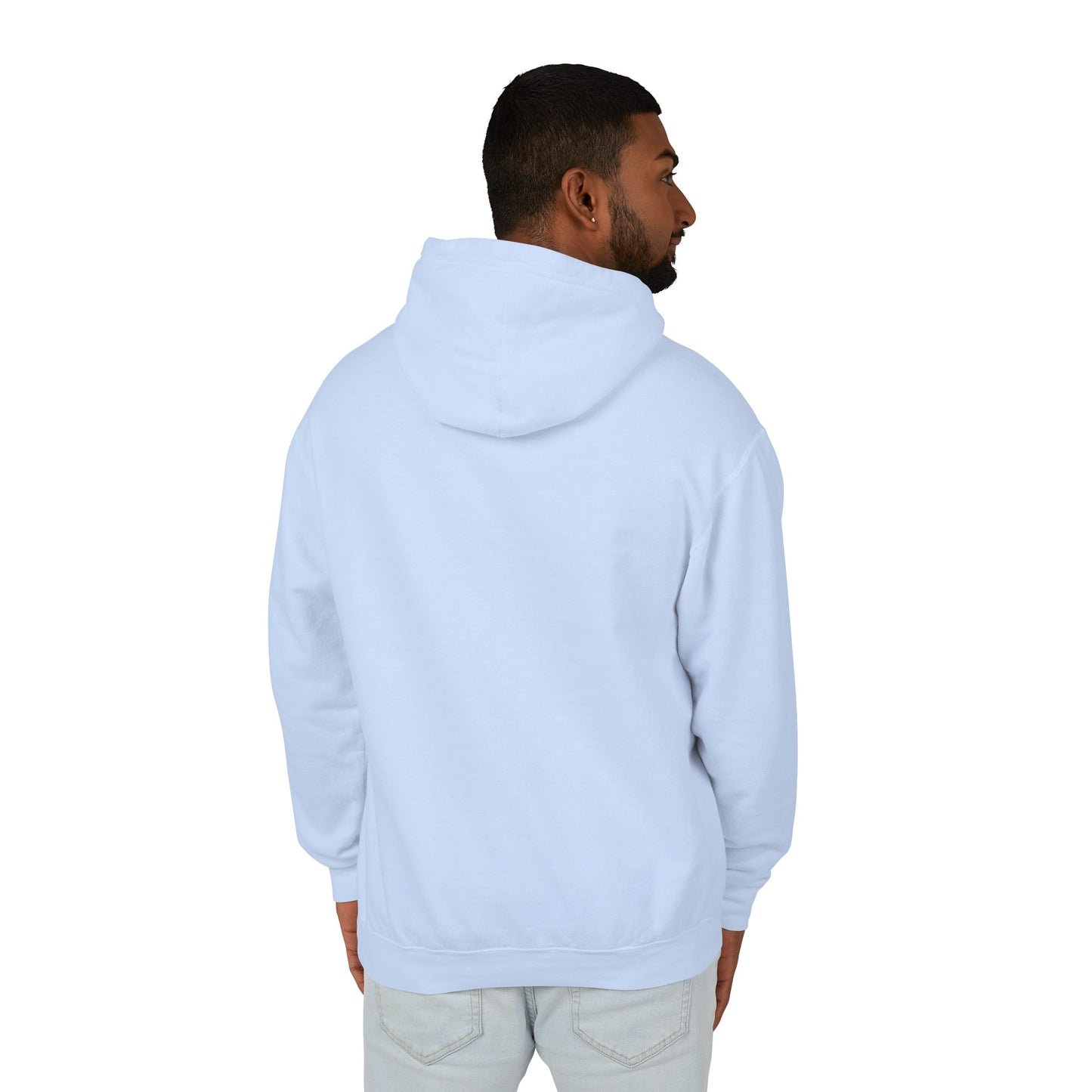 Unisex Lightweight Hooded Sweatshirt - 'Prince Black' Graphic Design