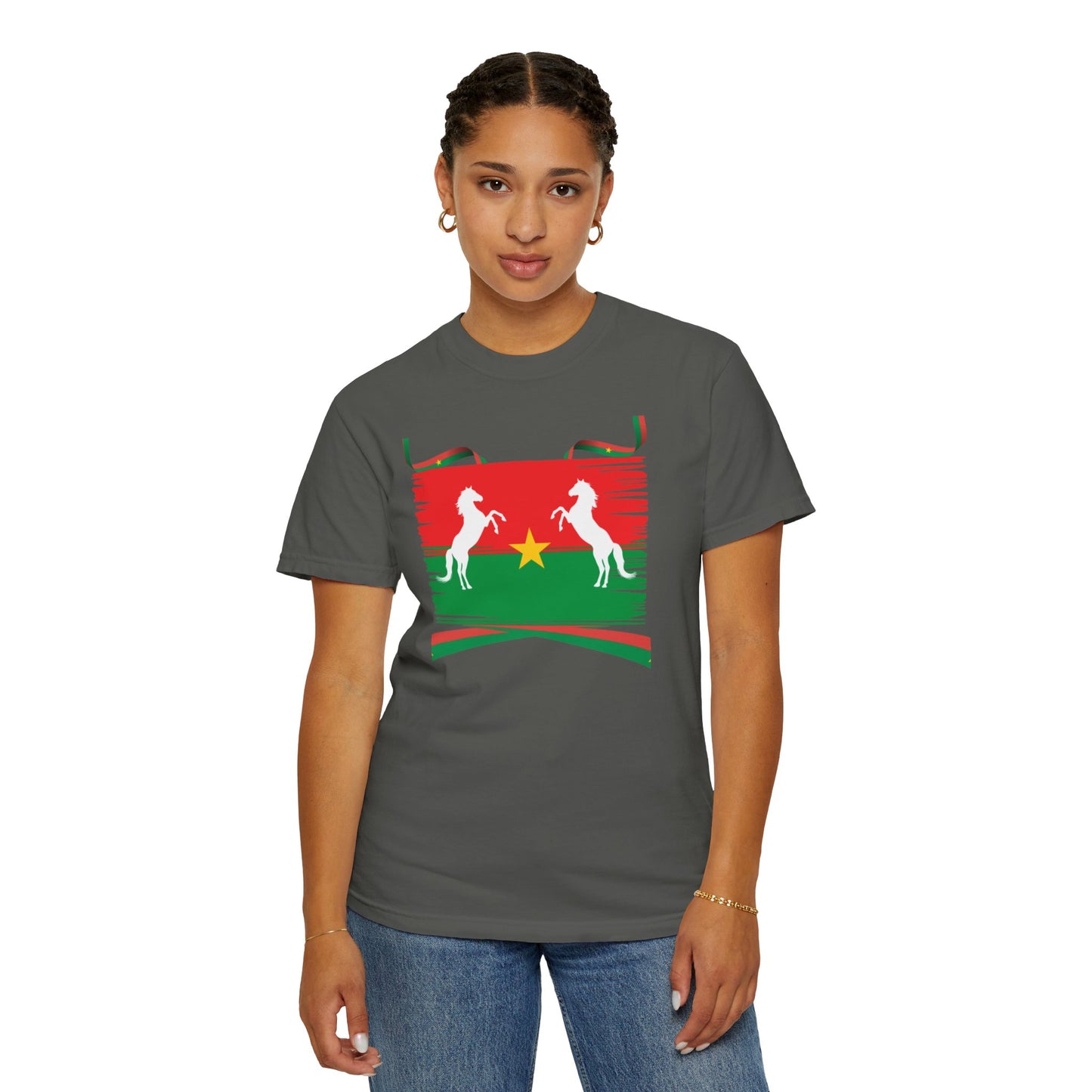 Burkina Faso T-Shirt with Cameroonian Flag Design – Celebrate Your Heritage!