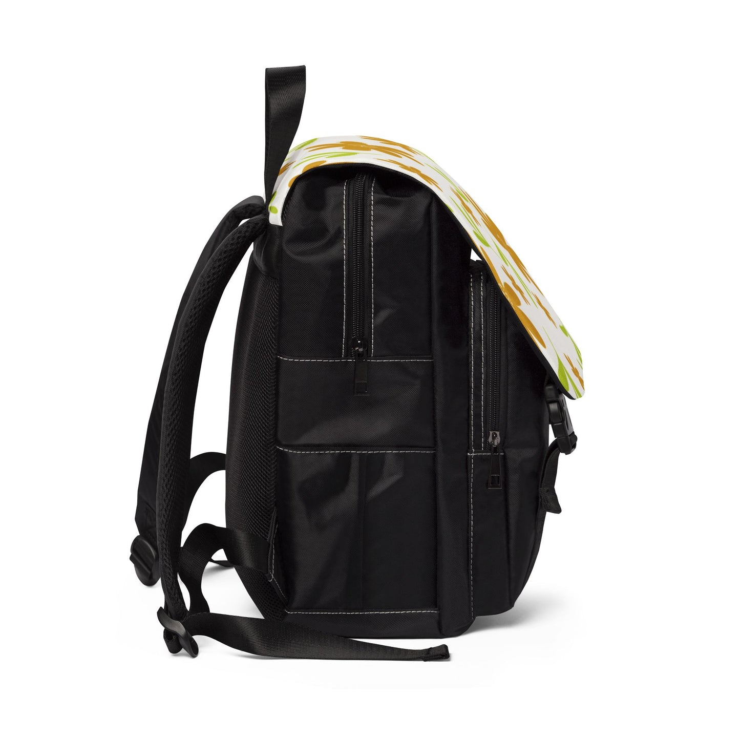 Floral Print Unisex Casual Shoulder Backpack - Everyday Style