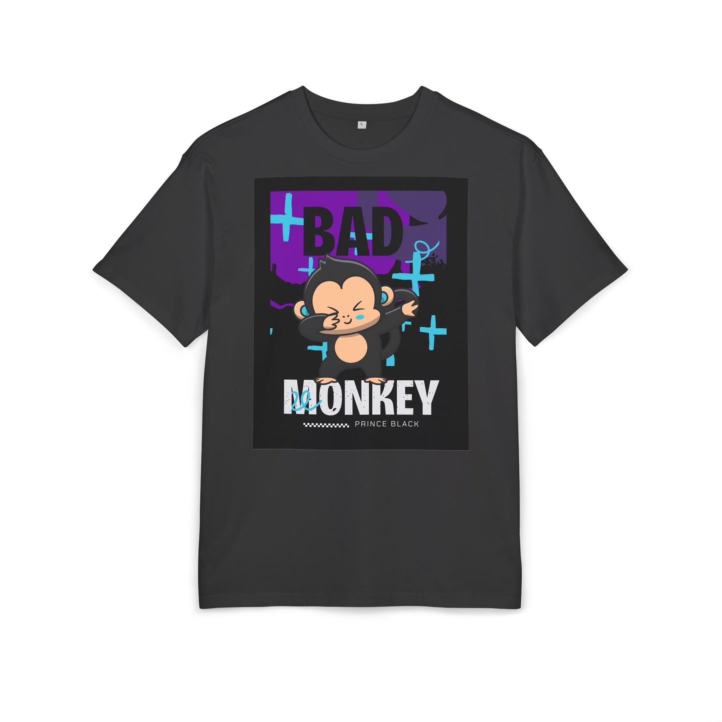 Bad Monkey Graphic Unisex Oversize Tee - Fun & Comfy Streetwear for Casual Vibes
