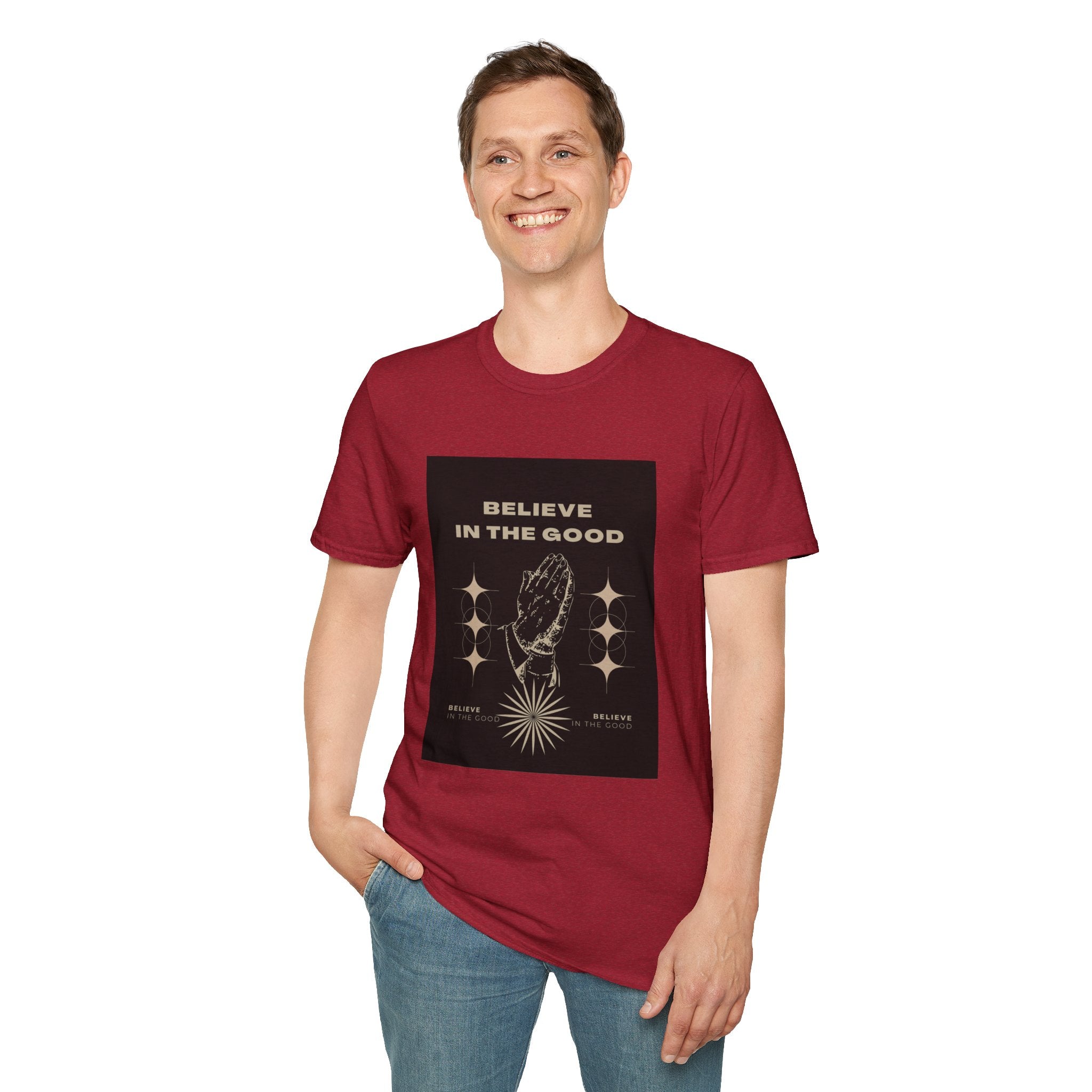 Believe in the Good Unisex Softstyle T-Shirt - Inspirational Graphic Tee