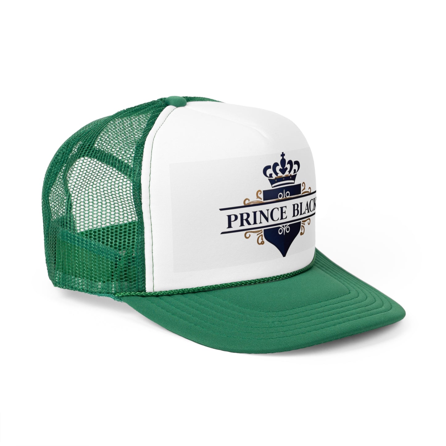 Prince Black Trucker Cap - Stylish & Trendy Headwear for Casual Outings
