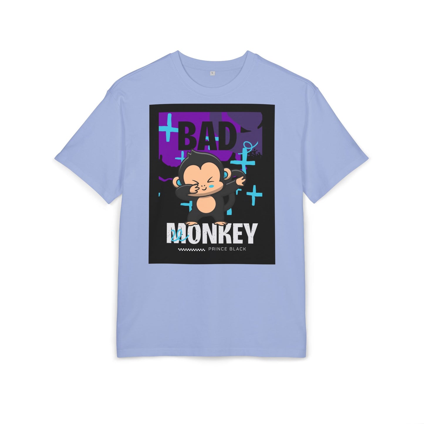 Bad Monkey Graphic Unisex Oversize Tee - Fun & Comfy Streetwear for Casual Vibes