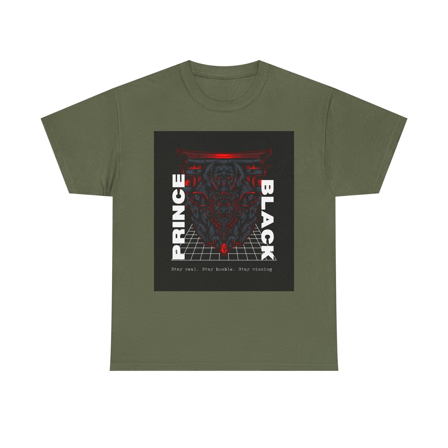 Heavy Cotton Tee - Stay Real Stay Humble Graphic Shirt