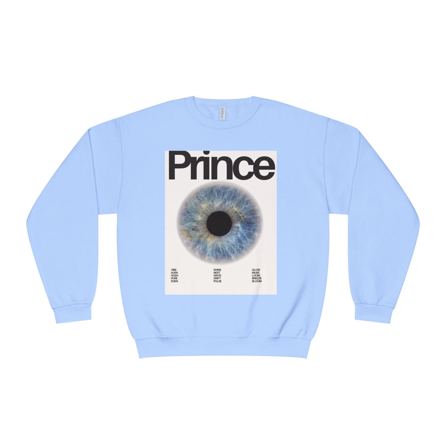 Prince Eye Graphic Unisex Crewneck Sweatshirt | Cozy Fashion for Music Lovers
