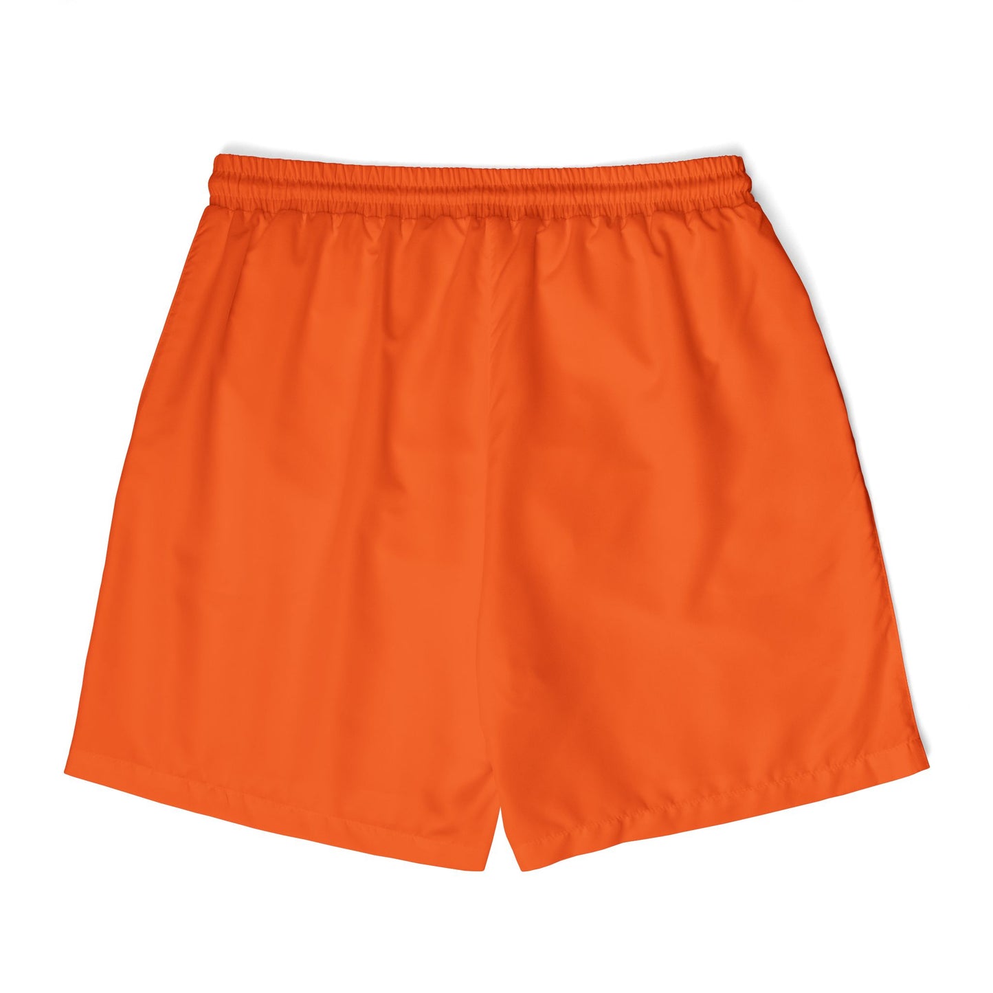 Unisex Swim Shorts - Bold Orange 'Prince Black' Design for Pool Parties & Beach Days