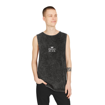 Unisex Stonewash Tank Top - Casual Vintage Style