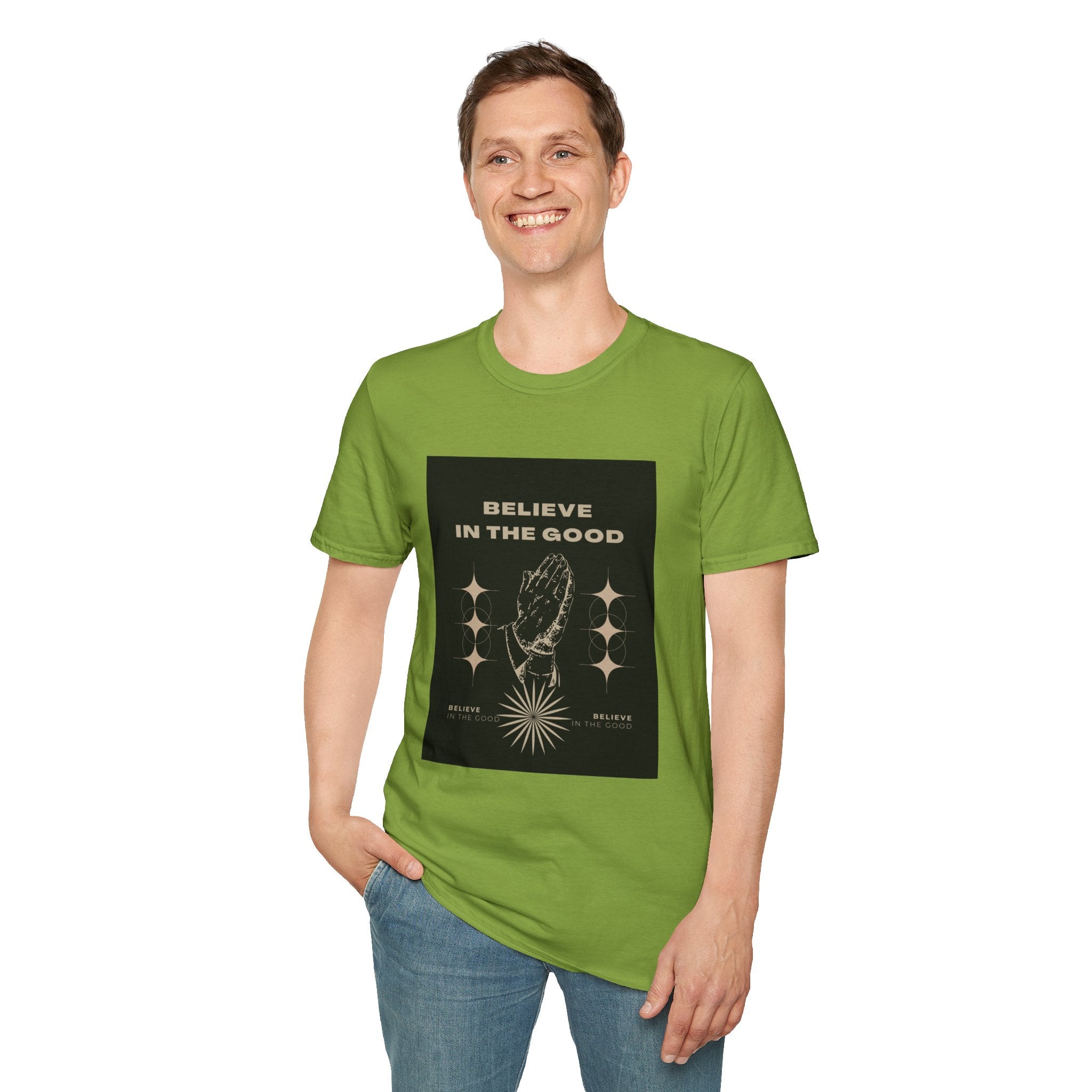 Believe in the Good Unisex Softstyle T-Shirt - Inspirational Graphic Tee